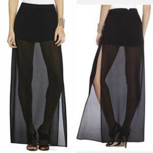 BCBG Maxazria Beshoy Black Skirt/Short NWT Large